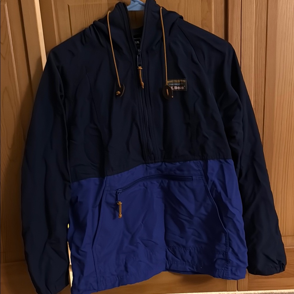 L.L. Bean Two tone Anorak Windbreaker